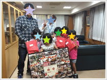 弘前愛成園　メッセージパネルをプレゼント