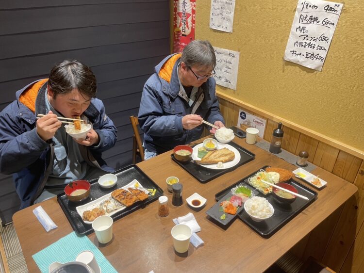 福島班食事会